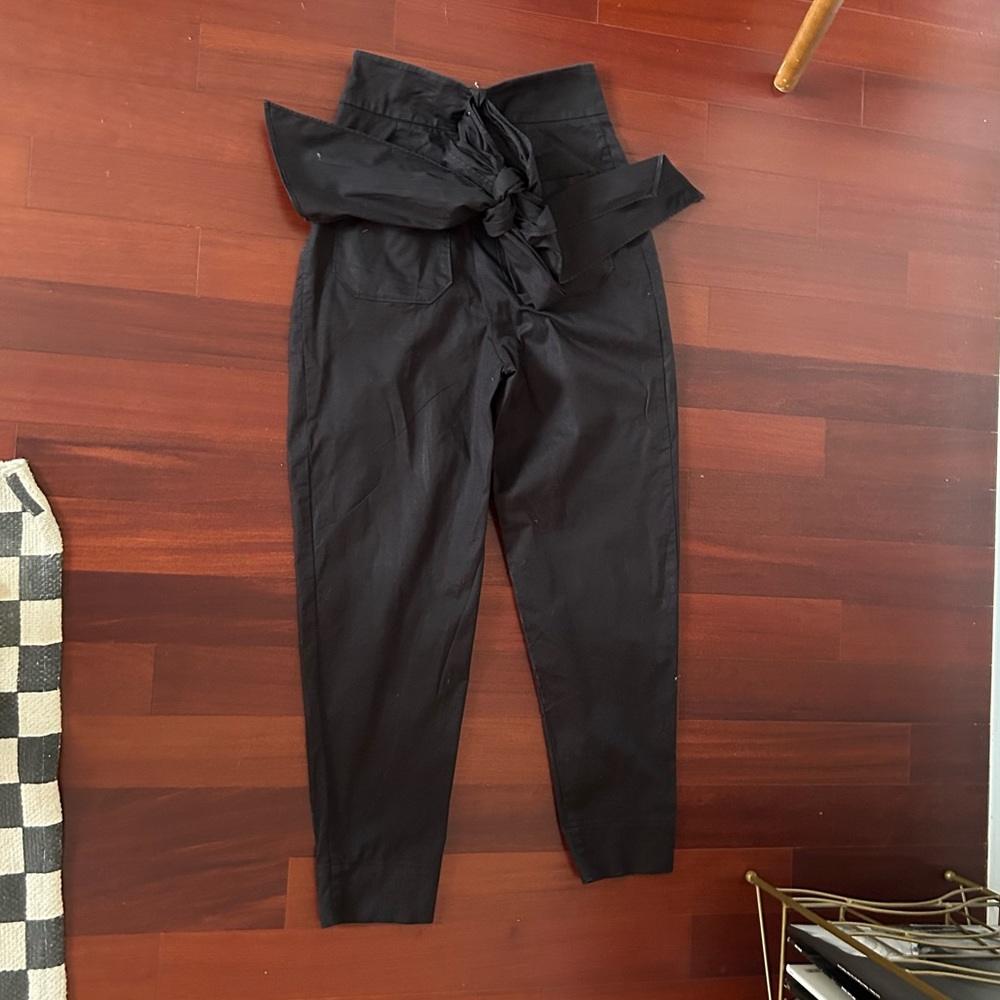 FRONT TIE DRESS PANTS